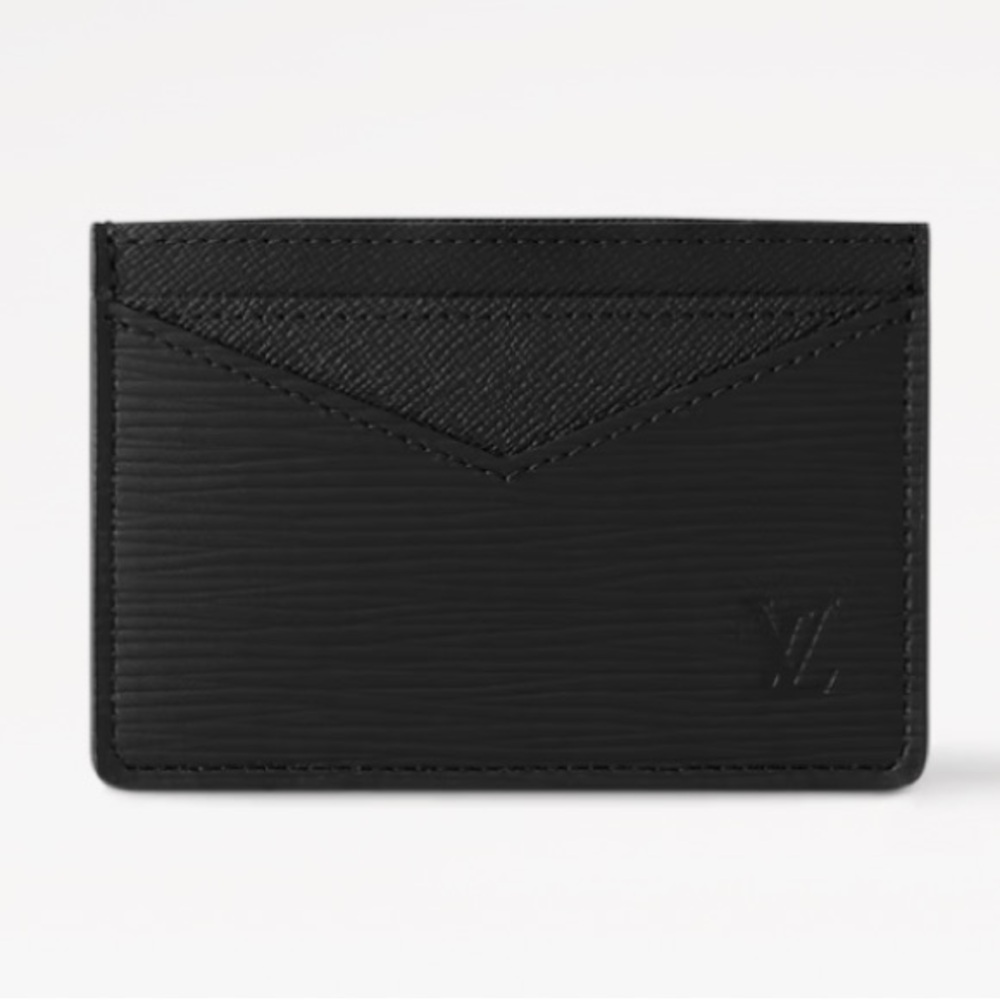 AUTHENTIC LOUIS VUITTON Epi Neo Porte-Cartes Card Holder Black